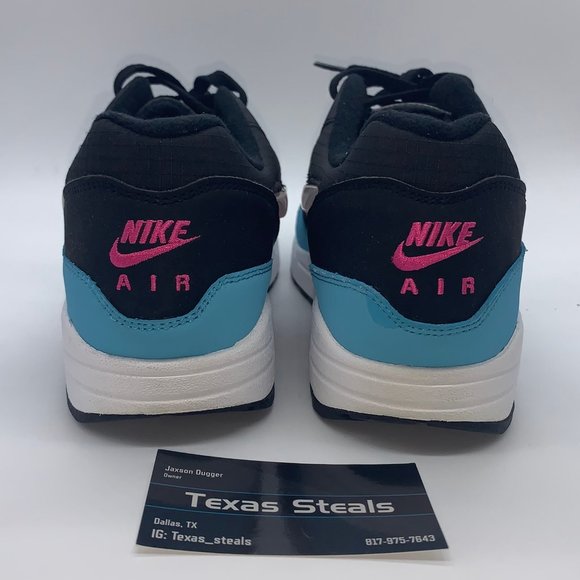 NEW Nike Air Max 1 Jewel Swoosh Blue Fury